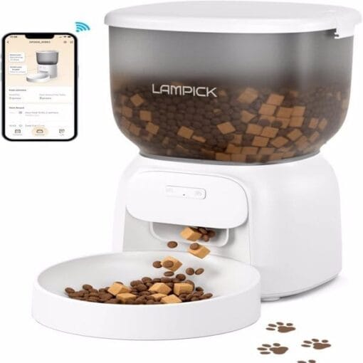 Automatic Cat Feeder - WiFi Cat Food Dispenser With APP Control